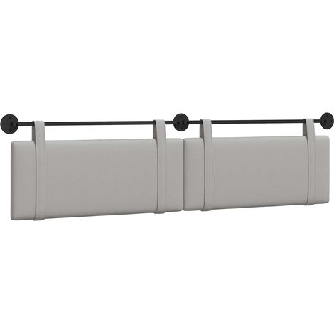 Maison Exclusive - Testiera sospesa Grigio Nuvola Tessuto