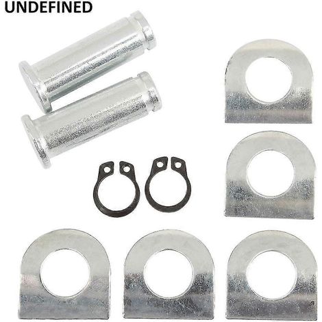 9x Fußrasten-Befestigungssatz mit Stiften, Motorrad-Fußrasten-Pedalpolstern und Schrauben für Harley Softail Dyna Sportster 883 1200-- (1/4)