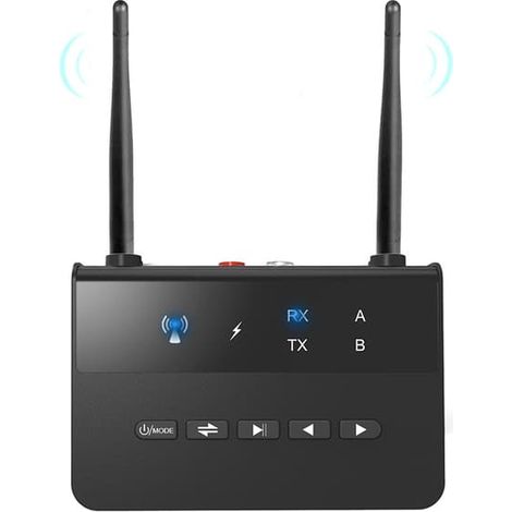 Accessoire voiture pour TV, Bluetooth 5.4, récepteur et émetteur 2 en 1, noir (1/5)