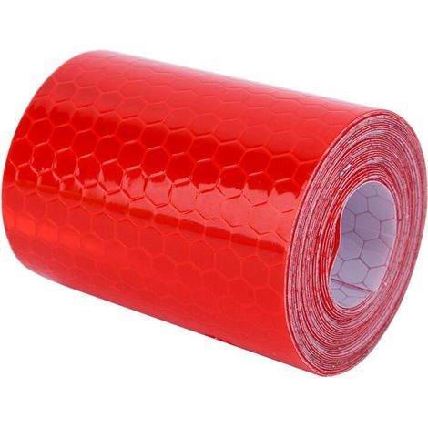 Warning tape, reflective, 5 cm wide and 3 m long, for car/bus (1/5)