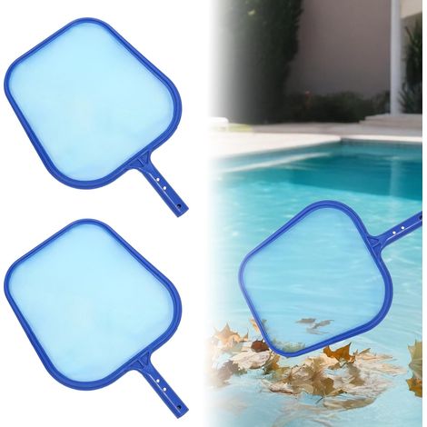 2er-Pack Pool-Skimmer-Kescher – Hochleistungs-Pool-Reinigungsnetz zum Aufsammeln von Blättern und Schmutz – perfektes Pool-Zubehör für die schnelle Oberflächenreinigung