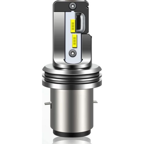 – Ampoule BA20D LED 12V 18W – Feu de route/croisement 6000K – IP68 étanche – Installation plug and play – Lumière blanche froide (1/4)