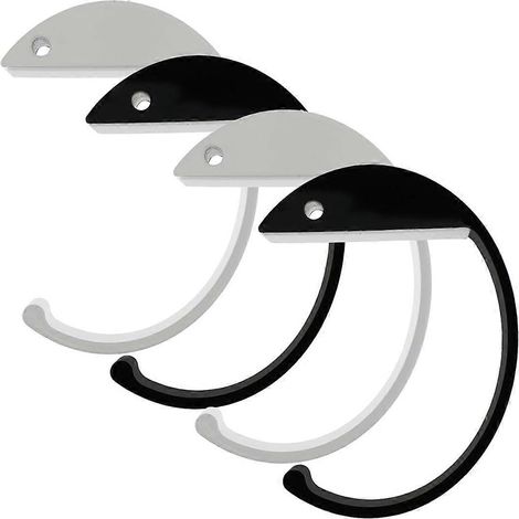 Crochet de table pour sac à main (lot de 4), style C, en alliage d'aluminium, antidérapant, pour bureau ou sac à dos. (1/5)