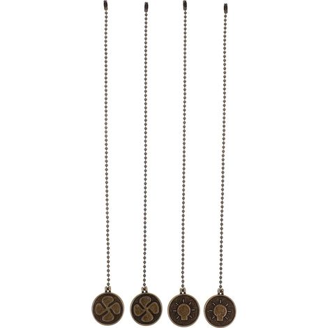 Lot de 2 chaînes d entraînement pour ventilateur de plafond (1/5)