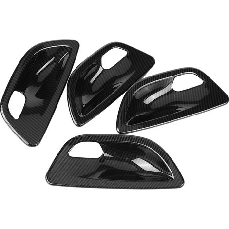 4pcs ABS Carbone Style Protection de Portière Intérieur pour BMW Série 5 F10 2011-2016 (1/5)