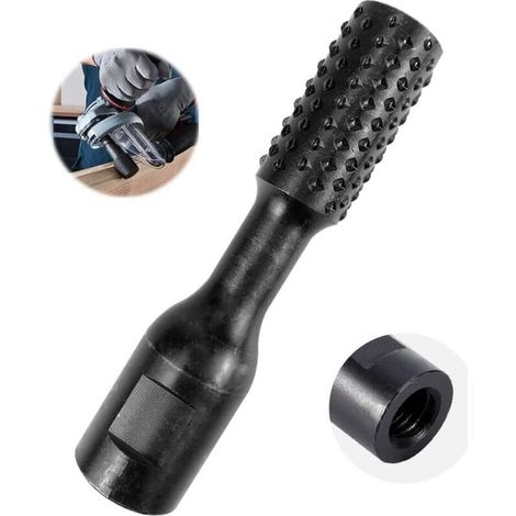 Fraise a Cylindrique Bois Sculpture, 20 mm Dents rugueuses Outil de Sculpture sur Fraise Metal Bois, Fraise carbure pour Sculpture sur Bois Foret de Polissage (1/5)