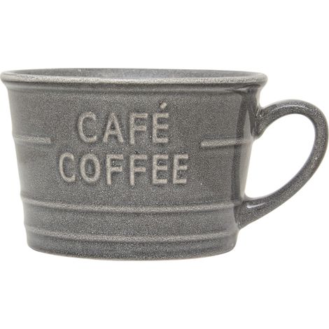 Tasse Kaffee blaugrau 26cl - Atmosphera créateur d'intérieur (1/4)
