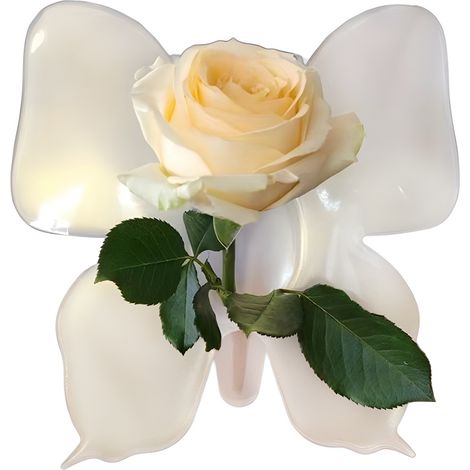 Vase Papillon Support Floral Acrylique Minimaliste Moderne Déco Salon Chambre Aurore Dorée Design Élégant Instagram (1/5)