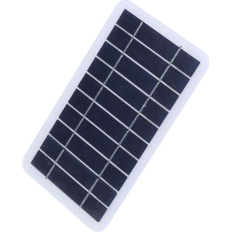 Panneau solaire en silicium polycristallin 2W 5V, chargeur de batterie solaire extérieur, alimentation portable pour recharger les téléphones portables. (1/5)