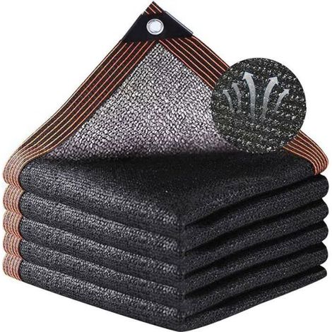 Voile d'ombrage - 3x6m - Brise Vue Extérieur - 80% Ombrage - Isolation Thermique (1/4)