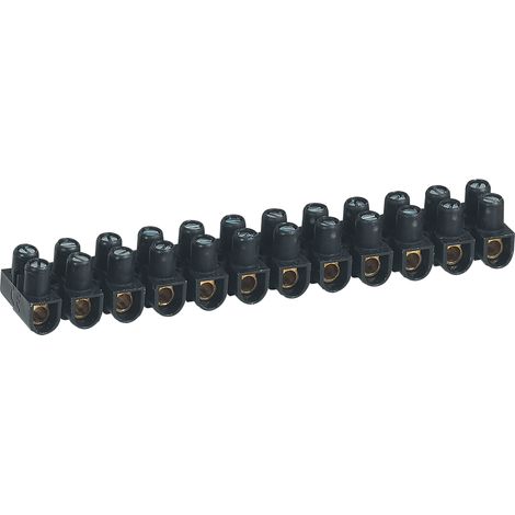 LEGRAND - Borne de raccordement Nylbloc 12 plots de 10mm² - 57A - noir