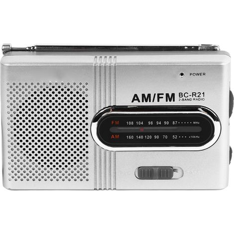 Radio portable à pointeur, signal stable, piles incluses, son clair, pour jogging matinal et voyage. (1/5)