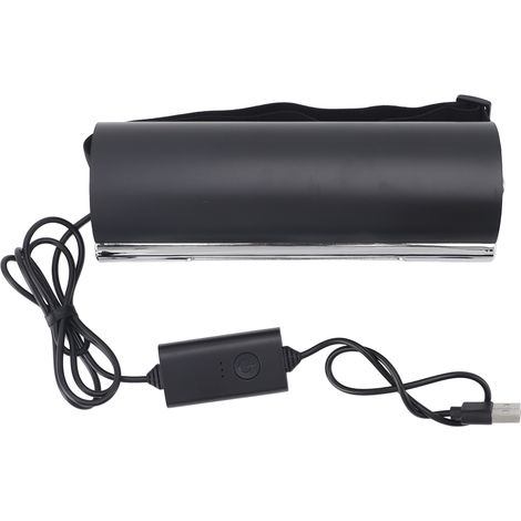 Ventilateur de Siège Voiture USB 3 Vitesses Silencieux Puissant pour Auto SUV Camping-car Noir ABS Compact (1/5)