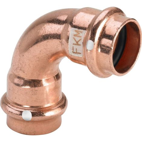 Viega Curva a S Profipress a 90 gradi, d 12mm Rame Modello 4516, 627225