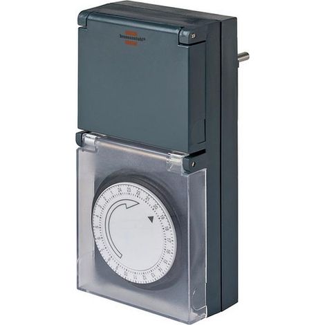 Brennenstuhl 1506460 Timer meccanico nero per giardino (1/4)