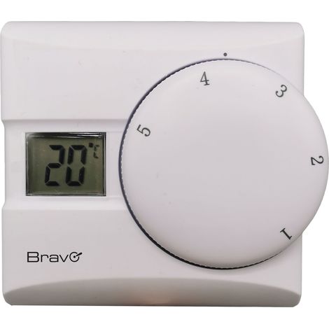 Termostato manuale con display digitale BRAVO