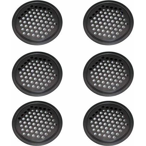 Tigrezy 6PCS Grille de Ventilation L'armoire- 60 mm Grille Ventilation Ronde Peut ê Utilisé Dans le Garage, Salle de Bain la Chambre (1/4)