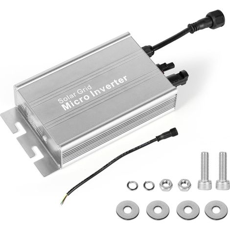 Onduleur solaire 350 W, CC 26-46 V vers AC 230 V, micro-onduleur sinusoïdal pur, convient pour batteries de 24 V/36 V (1/5)