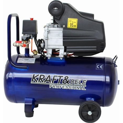 Kraft & Dele 50L KD4051 Compresseur - Puissance d'air fiable (1/5)