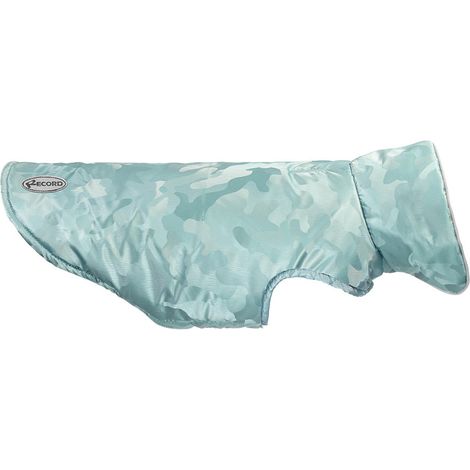 XXS lunghezza 25 cm: Cappottino i mpermeabile e felpato con orlo riflettente modello Maverick per cani