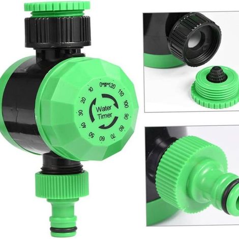Minuteur de Tuyau d'extérieur Système d'irrigation Automatique pour de Jardin Résistant aux intempéries avec Fonction multimode, arrosage programmable pour piscines, pelouses, légumes et (1/5)