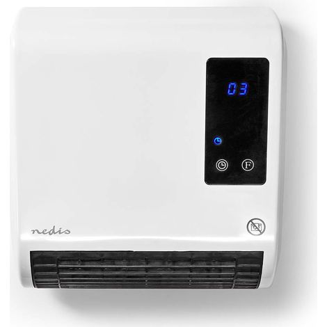Nedis HTBA20WT Heizlüfter Weiß 2000 Watt (1/5)