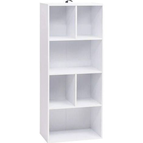 WOLTU Libreria a Mensola di Legno Scaffale da Esposizione per Casa e Ufficio (1/8)