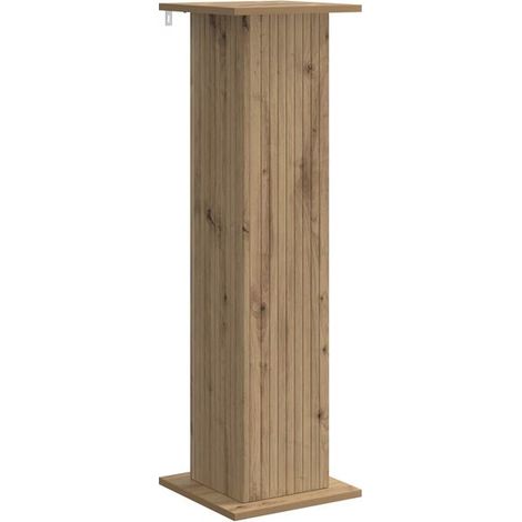 Support à plantes en chêne fait main, 30,5 x 30 x 100,5 cm (1/5)