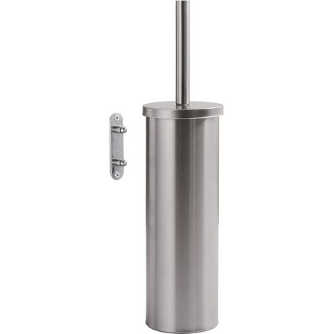 Scopino Wc Da Muro In Acciaio Inox Spazzolato  Ginestra