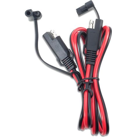 Câble d'alimentation automobile 2 broches pour voiture et moto, rallonge SAE vers SAE (1/4)