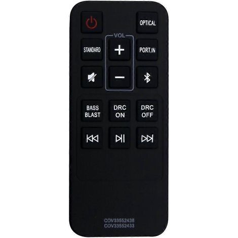 Télécommande de remplacement COV33552438 COV33552433 pour barre de son compacte LG 2.0 canaux SK1 (1/5)
