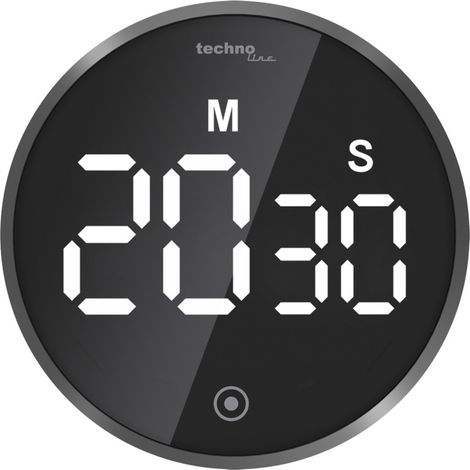 Technoline Kurzzeitwecker KT600 digital mit Magnethalter schwarz