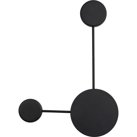 Applique murale noire disques LED 7W 4000K Rabalux Amadeo (1/5)