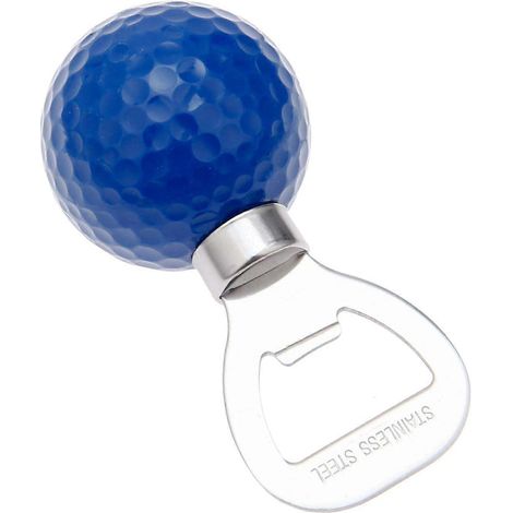 Bierflaschenöffner, neuartige Golfballform, kreatives Küchenutensil, Getränkeflaschenöffner, golfballförmiger Edelstahl, weiß. (1/5)