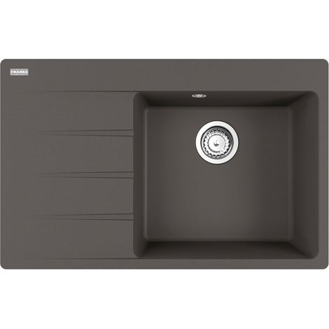 Franke Einbauspüle Centro CNG 611-78 A Fragranit Schiefergrau, Becken rechts