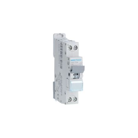 Disj.1P+N 6-10kA D-4A 1m - DISJONCTEURS PH+N HAGER NGT704 (1/2)
