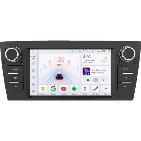 Carplay, Lecteur Multimédia, Intégration Smartphone, compatible avec BMW Série 3 E90 E91 E92 E93 06 - 12, S6 AHD2 AI (1/2)