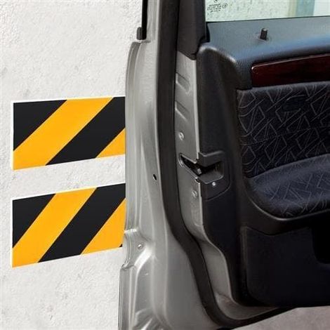 Protection murale autocollante - Protège portière et mur de voiture - Lot de 1 (1/5)