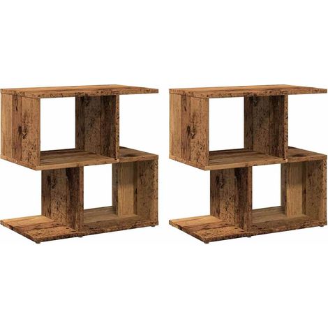 Maison Exclusive - Comodini 2 pz in Legno Vecchio 50x30x51,5 cm Legno Multistrato