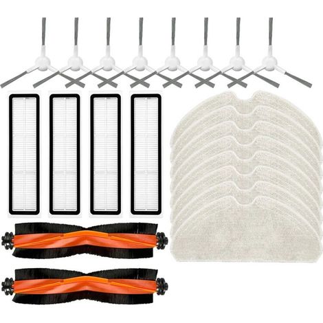 Para F9 Pro repuestos accesorios cepillo lateral principal filtro HEPA paño mopa (1/5)