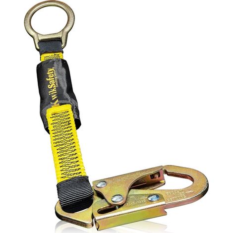 1 paquet de connecteur d'extension de longe à anneau en D de 18 po Construction d'équipement de protection contre les chutes (1/5)