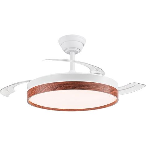 Ventilador LED aspas retráctiles Paneco Cerezo 48W (1/3)