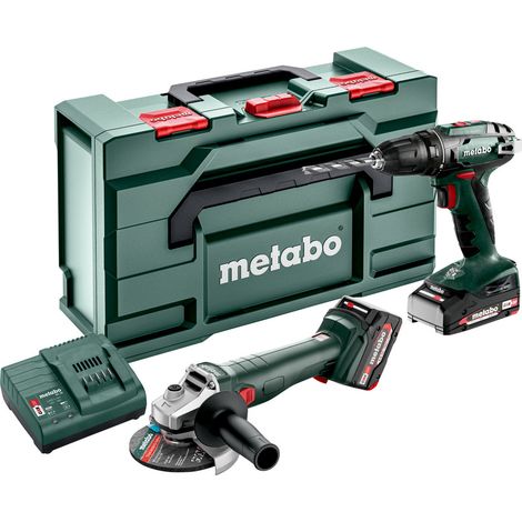 Metabo Akku Combo Set 2.4.3 18 V, BS 18 + W 18 L 9-125, metaBOX 165 L (1/5)