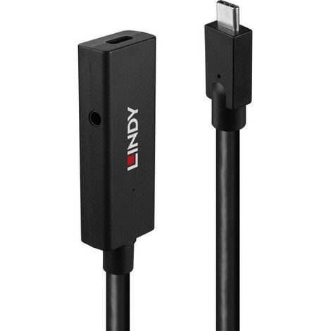 Lindy 43364 cable USB C negro 5 metros USB 3.2 Gen 2 (1/4)