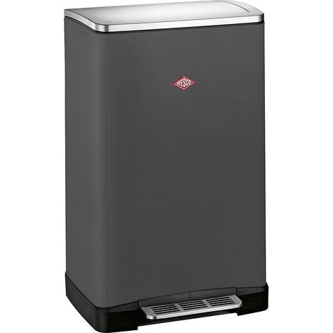 Wesco WESCO Big Double Boy poubelle double gris mat