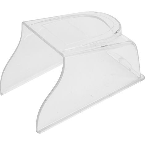 Sonnette de porte transparente avec verrouillage par empreinte digitale, couvercle étanche à la pluie, contrôle d'accès, fixation résistante à la pluie (1/5)
