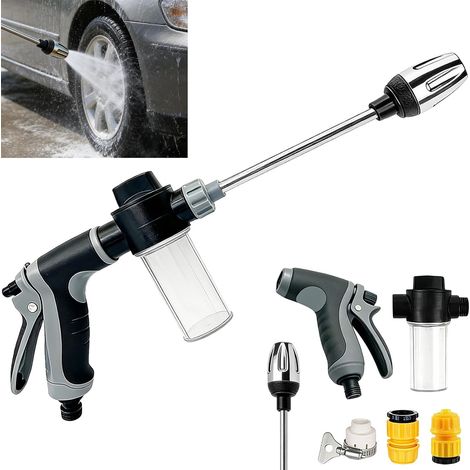 High Pressure Spray Gun Power Jet High Pressure Garden Hose Gun 3 Spray Modes for Car Washing and Garden Watering (1/5)