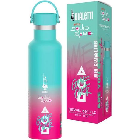 Bottiglia Termica in Acciaio Doppia Parete Squid Game 600 ml Bialetti (1/2)