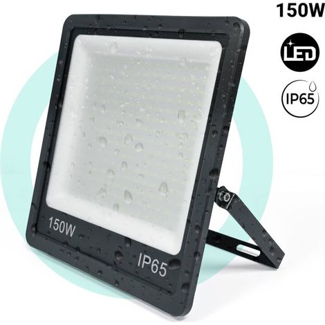Projecteur LED d'extérieur - 150W - Noir - IP65 - 6000K - Blanc Froid