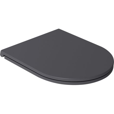 Sapho Isvea Infinity - Abattant WC Slim, Soft Close, Easy Take, anthracite 40KF0522I (1/5)